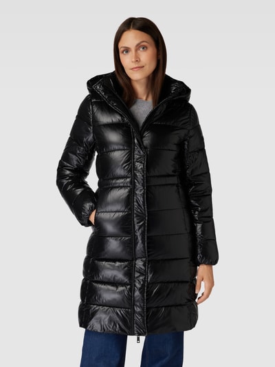 Calvin Klein Womenswear Steppmantel mit Kapuze Black 4