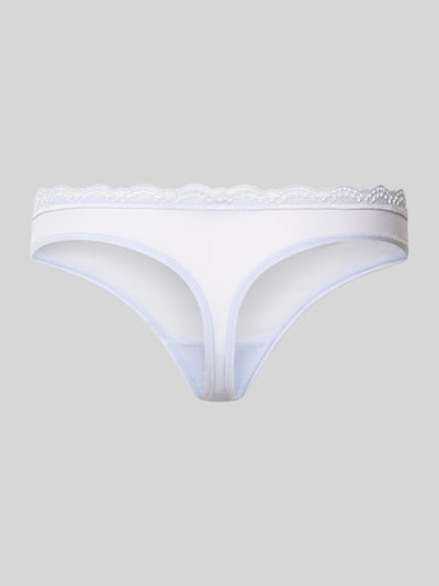 Calvin Klein Underwear String in semi-transparant design Blauw - 3