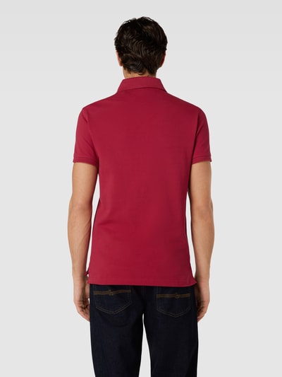 Tommy Hilfiger Slim fit poloshirt, model '1985' Kersenrood - 5