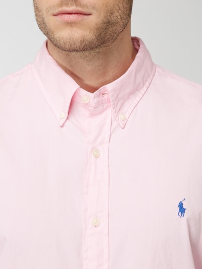 Polo Ralph Lauren Slim Fit Freizeithemd aus Twill Pink 3