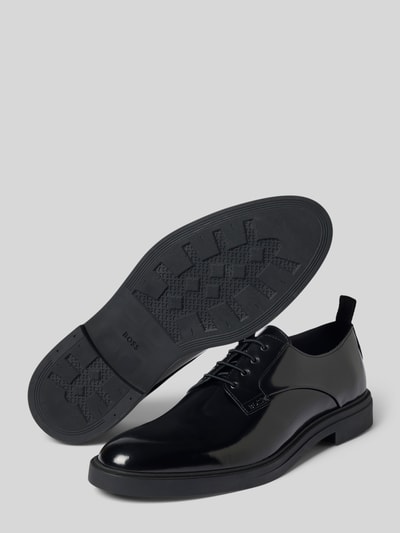 BOSS Schnürschuhe aus echtem Leder Modell 'Calev_Derb' Black 4