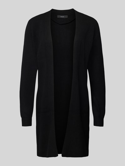 Vero Moda Long Cardigan mit langen Arm Modell 'NANCY' Black 2