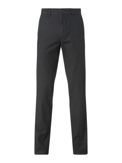 Hiltl Regular Fit Chino mit Stretch-Anteil Mittelgrau Melange 1