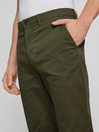 Tommy Hilfiger Regular Fit Chino mit Gesäßtaschen Modell 'DENTON' Oliv 3