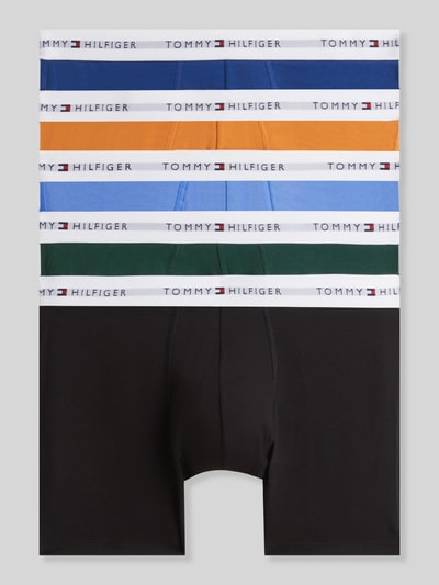 Tommy Hilfiger Spodnie z paskiem z logo w zestaw 5 szt. Zielony 2