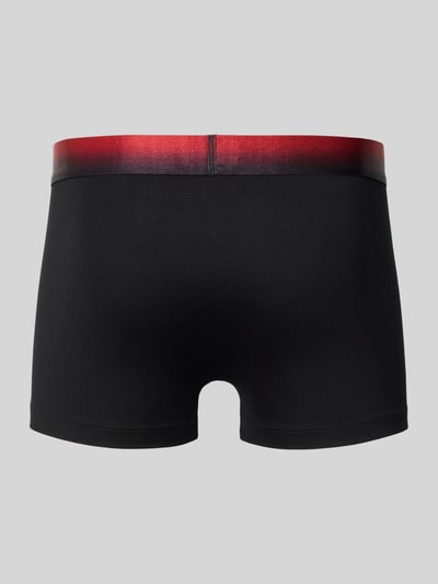 HUGO Slim Fit Trunks aus Baumwoll-Mix im 3er-Pack Black 3