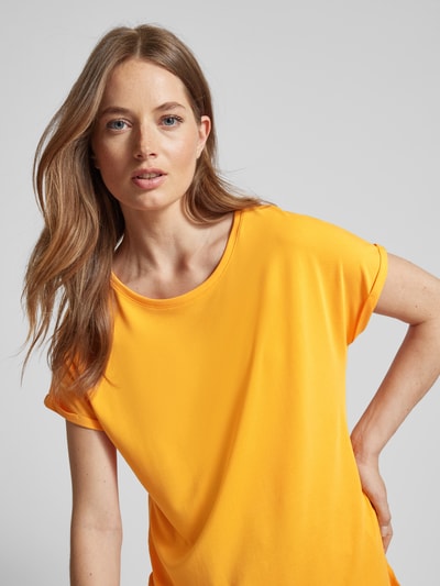 Christian Berg Woman T-shirt met ronde hals Donkeroranje - 3