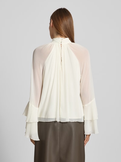 Christian Berg Woman Selection Blouseshirt met opstaande kraag Ecru - 5