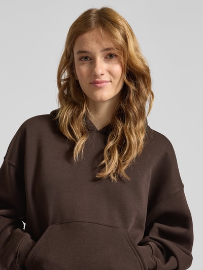 Gina Tricot Oversized Hoodie mit Kapuze Dunkelbraun 3