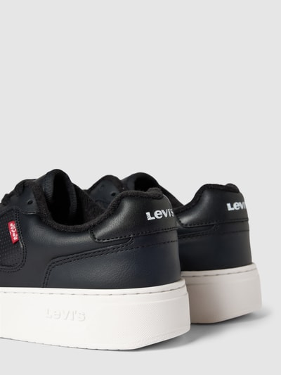 Levi’s® Acc. Sneakers met labeldetails Zwart - 3