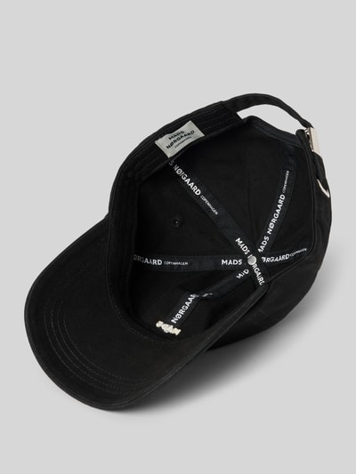 MADS NØRGAARD Basecap mit Label-Stitching Black 2