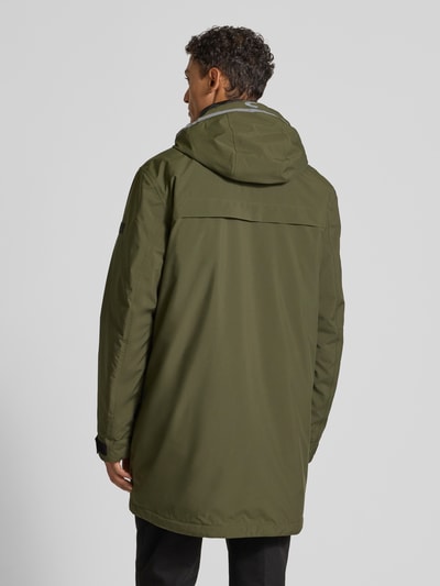 camel active Parka met klepzakken, model 'Parka Hood clean' Olijfgroen - 5