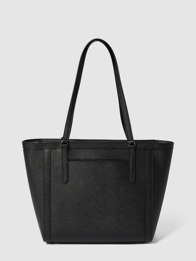 Lauren Ralph Lauren Tote Bag aus Leder mit Label-Applikation Modell 'CLARE' Black 4