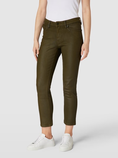 Lauren Ralph Lauren Jeans in effen design Olijfgroen - 4