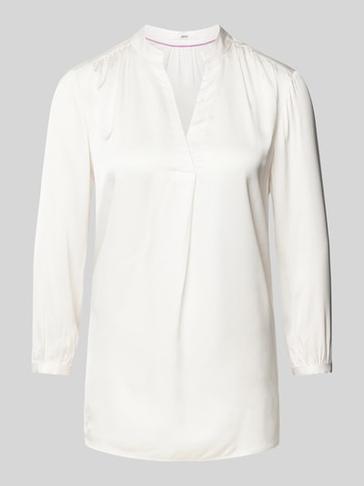 Brax Blouse met tuniekkraag, model 'Style.Vian' Offwhite - 2