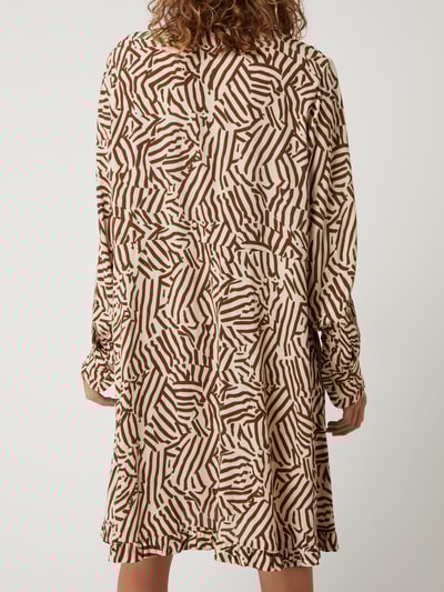 Modström Blousejurk met all-over motief  Zand - 5