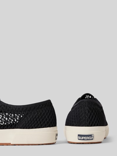 Superga Sneakersy z półprzezroczystego materiału Czarny 2