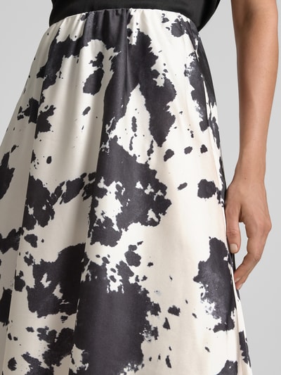 ZABAIONE Midirok met elastische band, model 'Na44ia' Zwart - 3