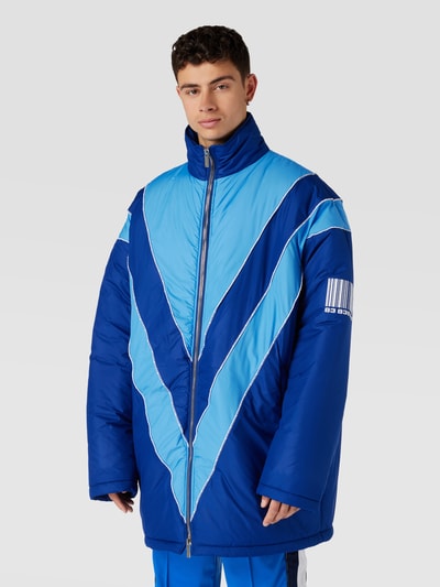 VTMNTS Parka mit geometrischem Muster Marine 4