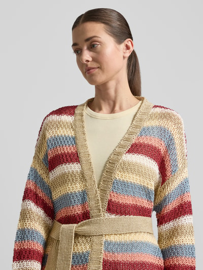 Weekend Max Mara Loose Fit Cardigan aus reinem Leinen Modell 'BONITO' Rot 3