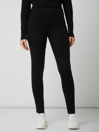 Saint Tropez Skinny Fit Jeans mit Stretch-Anteil Modell 'Ulla' Black 4