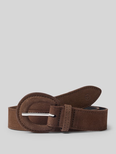 Tamaris Riem van echt leer Donkerbruin - 1