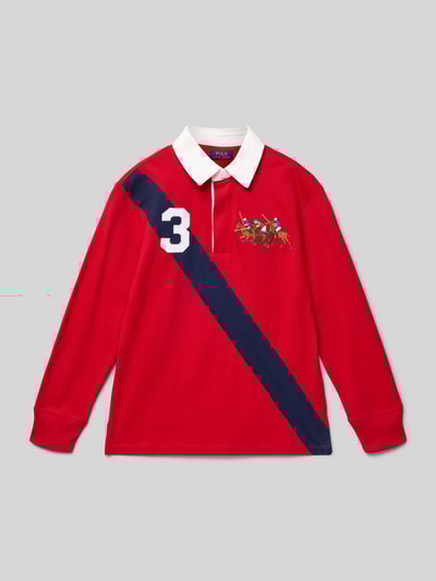 Polo Ralph Lauren Teens Gebreide pullover met polokraag Rood - 1