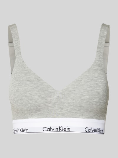 Calvin Klein Underwear BH mit elastischem Logo-Bund Hellgrau 1