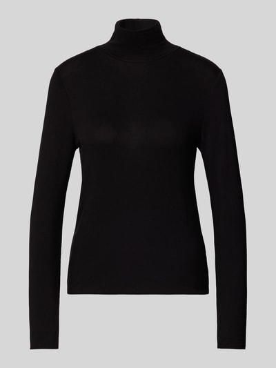 Someday Longsleeve mit Stehkragen Modell 'Kirosie' Black 2
