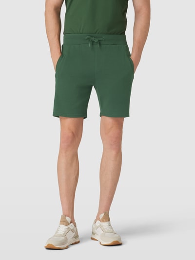 Shiwi Sweatshorts met steekzakken, model 'Mavis' Donkergroen - 4