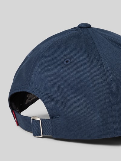 Levi's® Baseballpet met logostitching Marineblauw - 3
