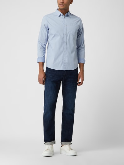 Tom Tailor Fitted Freizeithemd mit Stretch-Anteil  Bleu 1