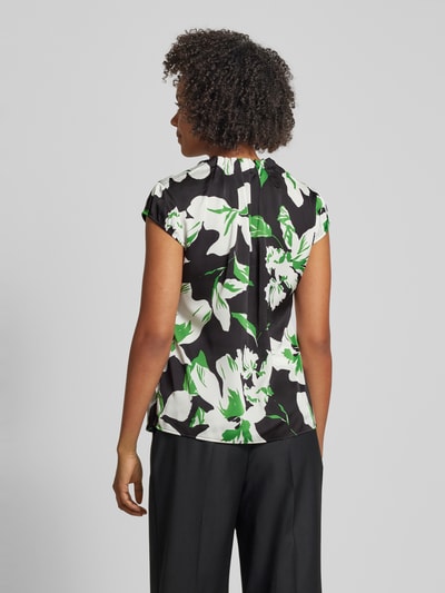 comma Blouse met plooien Groen - 5