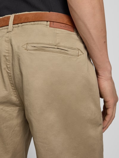 Redefined Rebel Regular Fit Chino-Shorts mit Gürtel Modell 'MIKE' Beige 3