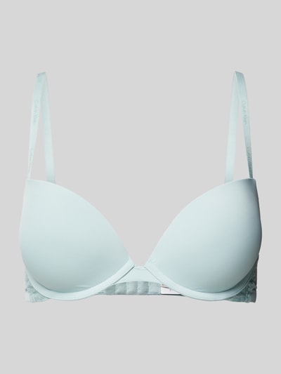 Calvin Klein Underwear Schalen-BH mit Label-Print und Push-Up Effekt Aqua 1