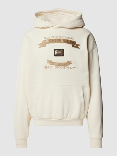 KARL KANI Hoodie mit Label-Stitching Offwhite 2