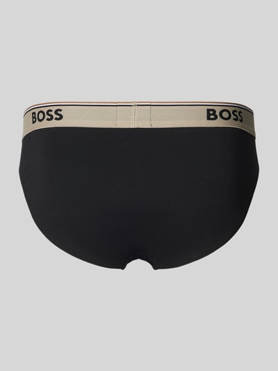 BOSS Slips met label in band in een set van 3 stuks Zwart - 3