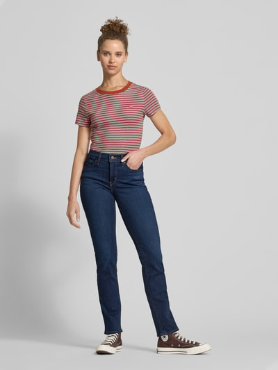 Levi's® 300 Slim Fit Jeans mit Viskose-Anteil Modell '312™' Dunkelblau 1