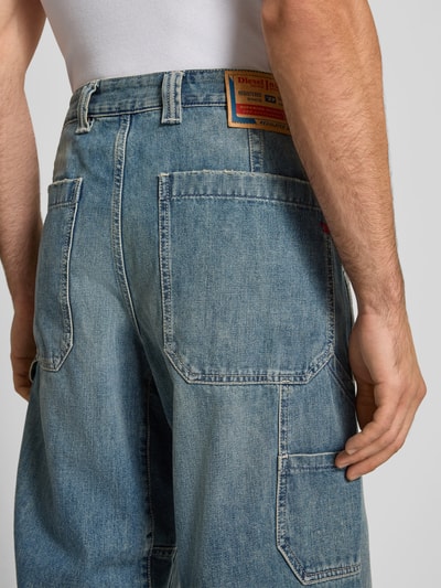 Diesel Wide Fit Jeans mit Gesäßtaschen Jeansblau 3