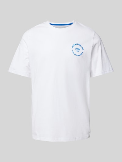 Jack & Jones T-Shirt mit Label-Print Modell 'SIMON' Weiss 2