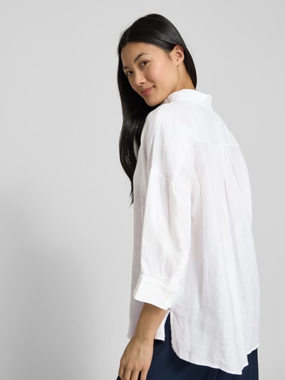 Tommy Hilfiger Relaxed Fit Bluse aus reinem Leinen Weiss 3