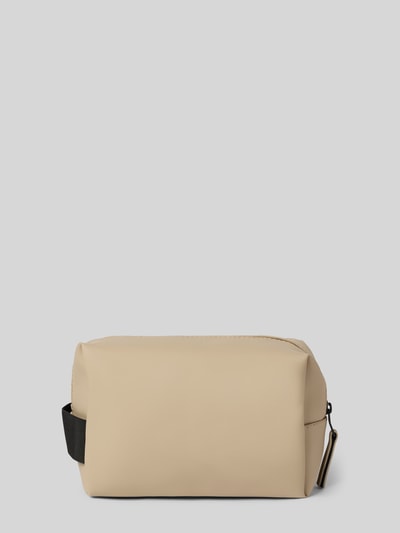 RAINS Toilettas met logo Beige - 1