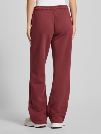 Gina Tricot Straight Fit Sweatpants mit Tunnelzug Bordeaux 5