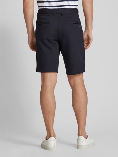 BOSS Green Regular Fit Shorts mit Gürtelschlaufen Modell 'Commuter' Marine 5