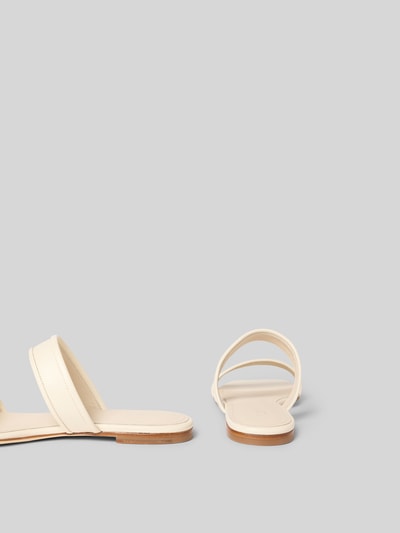 Iro Pantoletten aus echtem Leder Ecru 3