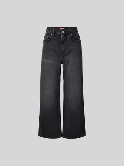 Kenzo Wide Fit Jeans in 7/8-Länge Dunkelgrau 2