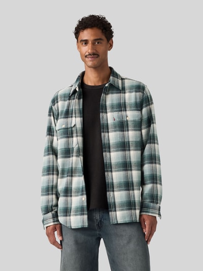 Levi's® Freizeithemd mit Brusttasche Blau 4