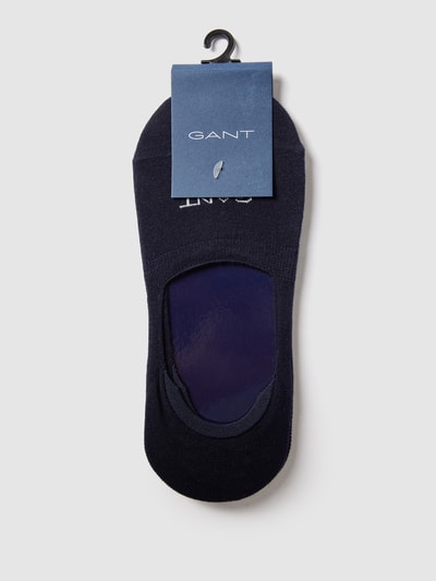 GANT Füßlinge mit Label-Print im 2er-Pack Marine 3