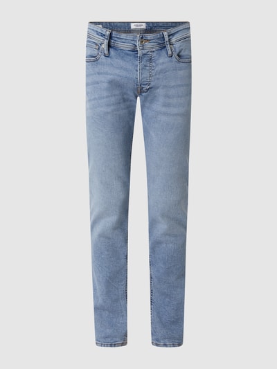 Jack & Jones Slim Fit Jeans mit Stretch-Anteil Modell 'Glenn' Jeansblau 2