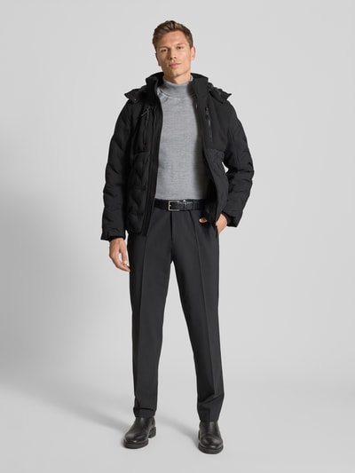 Tom Tailor Regular Fit Jacke mit abnehmbarer Kapuze Black 1